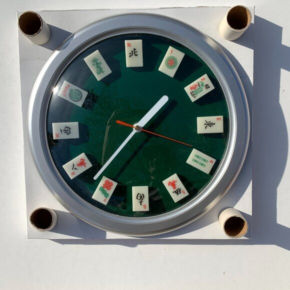 Mahjong Quartz Wall Clock - Picture 2 of 3